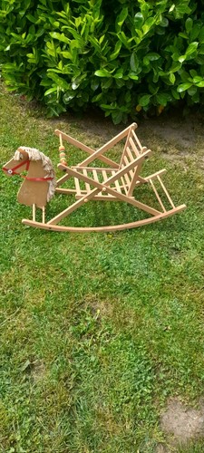 Vintage rocking horse - vintage, toys