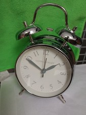 Chrome Twin Bell Alarm Clock ~