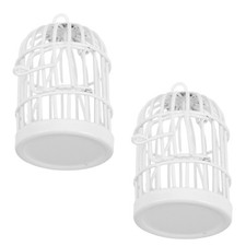 2 Pcs Bird Cage Decoration