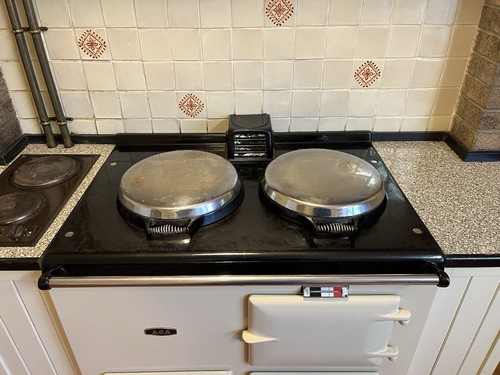 Aga cooker oil fired - aga, fired.