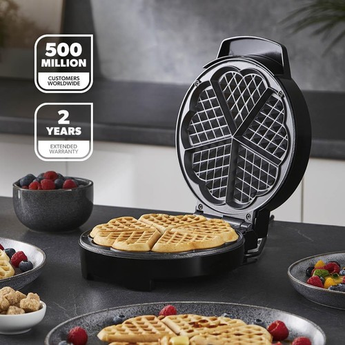 Geepas waffle maker iron heart - geepas,