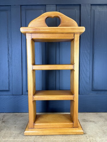 Pine display shelf featuring - , a