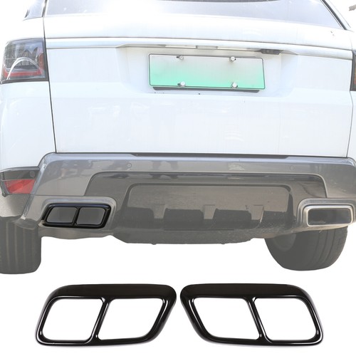 Black rear exhaust muffler - rear,