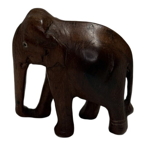 Hand carved wooden elephant - hand,
