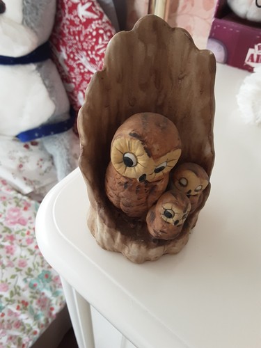 Owls tree stump - in, a