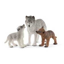 Schleich Wild Life, Realistic Woodland Animal Toys for Kids 3-Piece Set with Mot