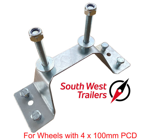 Spare wheel trailer bracket - wheel,