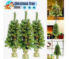 2/3/4FT Pre-Lit Green Xmas