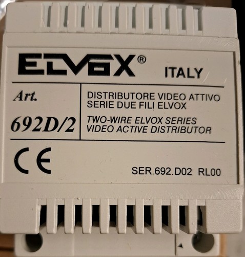 Elvox 692d two wire video - 692d/2, two-wire