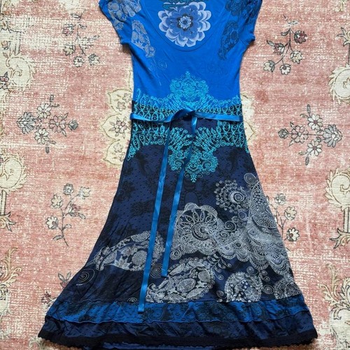 Desigual blue paisley - blue,