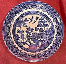 Churchill? Blue Willow Pattern 6 inch Cereal/Dessert/Soup  Bowl Excellent