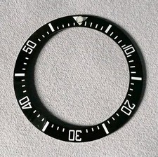 40mm Ceramic Bezel Insert Black For Divers Watch Seiko Mod Rolex Deepsea
