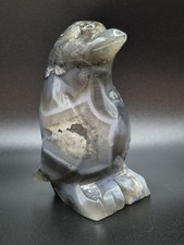 Volcano Agate Penguin Carving