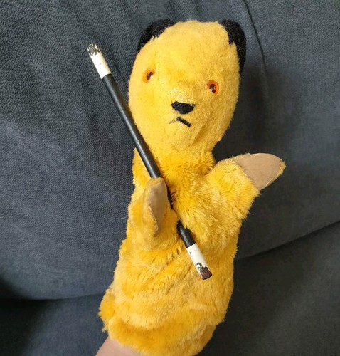 Vintage sooty hand glove - vintage,