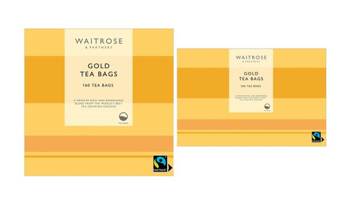 Waitrose gold tea bags smooth - gold,