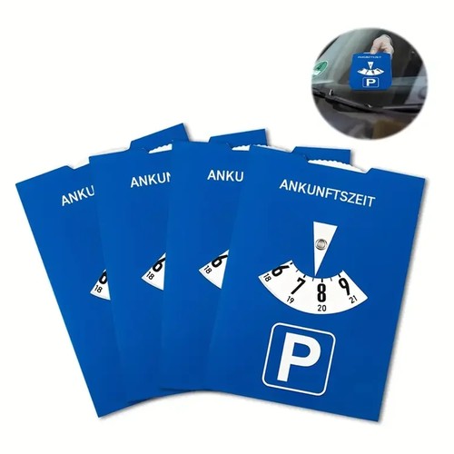 Car parking disc - disc, clock