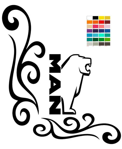 Man window vinyl - window, sticker