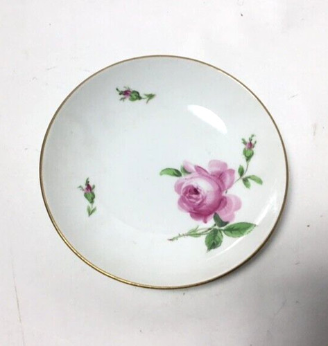 Meissen gilded pink - , dish