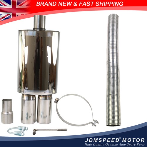 Universal exhaust back box - universal,