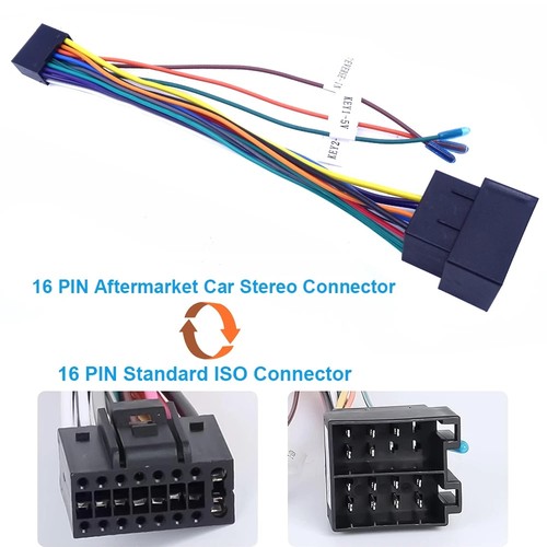 Car radio 16pin iso wiring - radio,