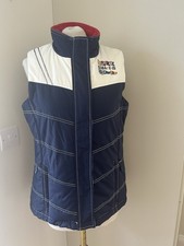 Quba Sails X20 Technical Navy & White Gilet Size Uk 8 Bnwot