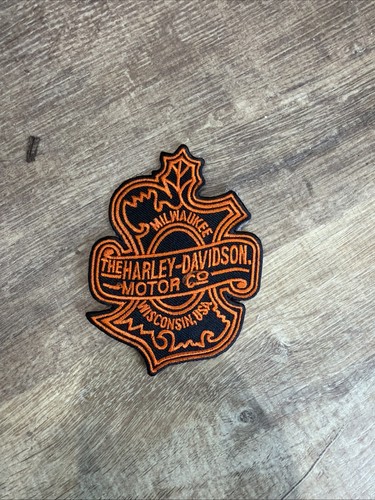 Harley davidson iron patch - iron,