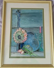 Vintage Framed Watercolour