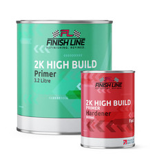 2K High Build Primer Filler Surfacer Grey 4 Litre Kit Car Auto Paint & Hardener