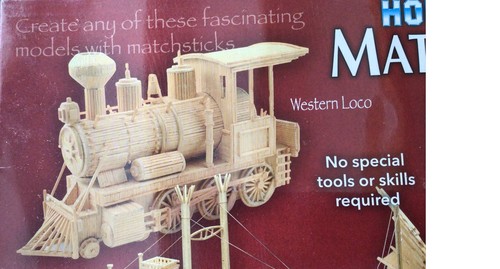Western loco matchstick model - western,