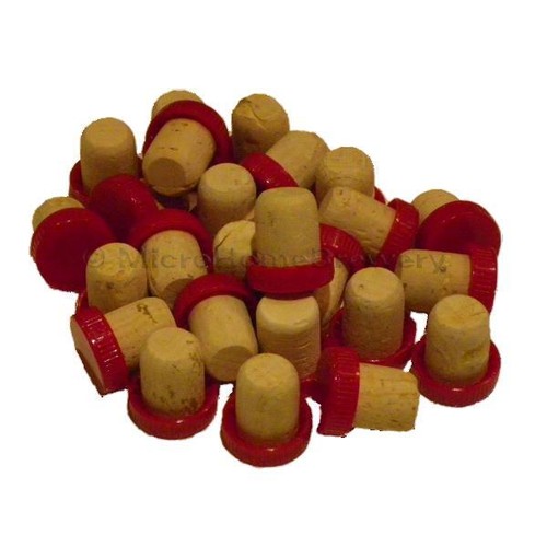 Plastic top corks 24pk - plastic,