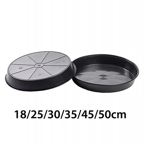 Black round plastic water - round,