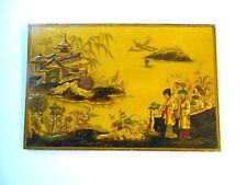 Antique Chinese lacquer wood