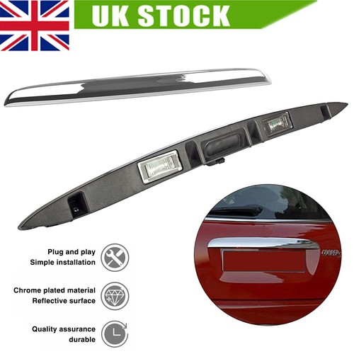 Chrome trunk handle - boot, lid
