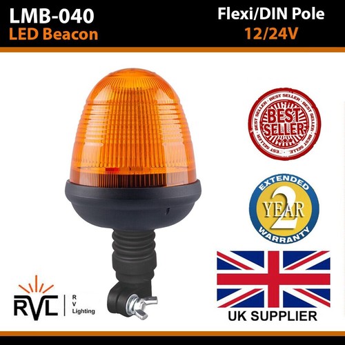 Flashing amber led beacon - flashing,