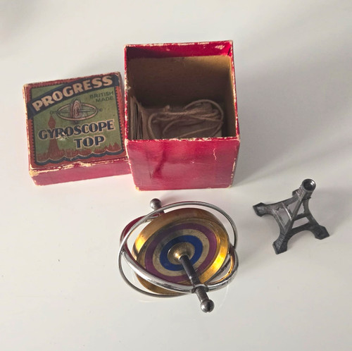Progress vintage gyroscope top - vintage,