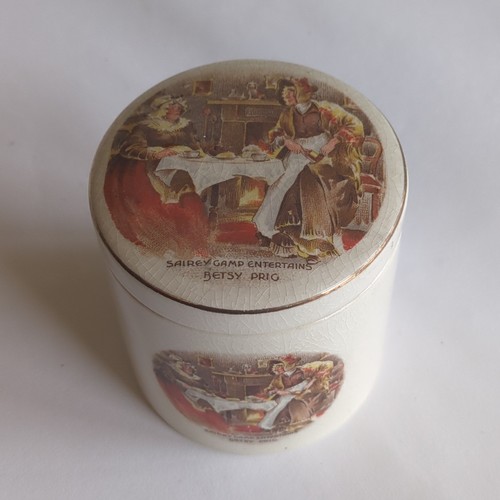 Sandland ware lidded jar - ware,