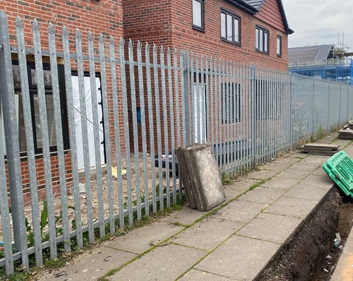 Palisade security fencing 4m - palisade,