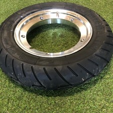 Vespa PX T5 LML PE 10" Tubeless Rim Polished Alloy Fitted with Michelin S1 Tyre