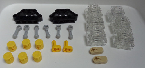 Lego technic bits - lego, plastic