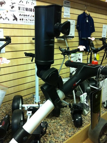 Golf trolley umbrella holder - trolley,
