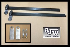 Trailer Tailgate Dropside SC Set Drop Lock Straight Hinges 460mm 18" Eye Plate