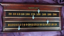 Antique Vintage Billiards Snooker Scoreboard Burroughes and Watts