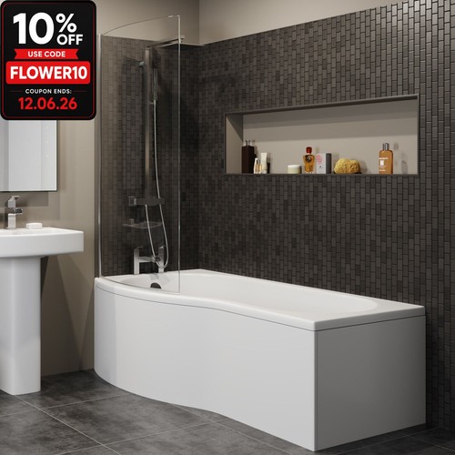 Bathroom shaped 1700mm - p,