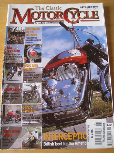 The classic motorcycle - motorcycle, nov