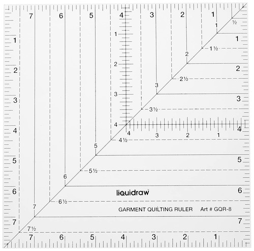 Square quilting ruler x - square,