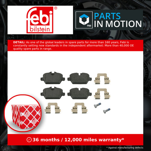 Brake pads set fits - fits, mini
