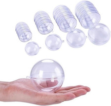 40Pcs Clear Plastic Fillable