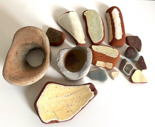 Natural sea tumbled - tumbled, pottery