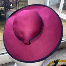 Vintage BHS Hat Navy & Purple