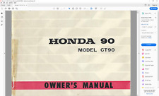 1969 Honda CT90 K1 Owners